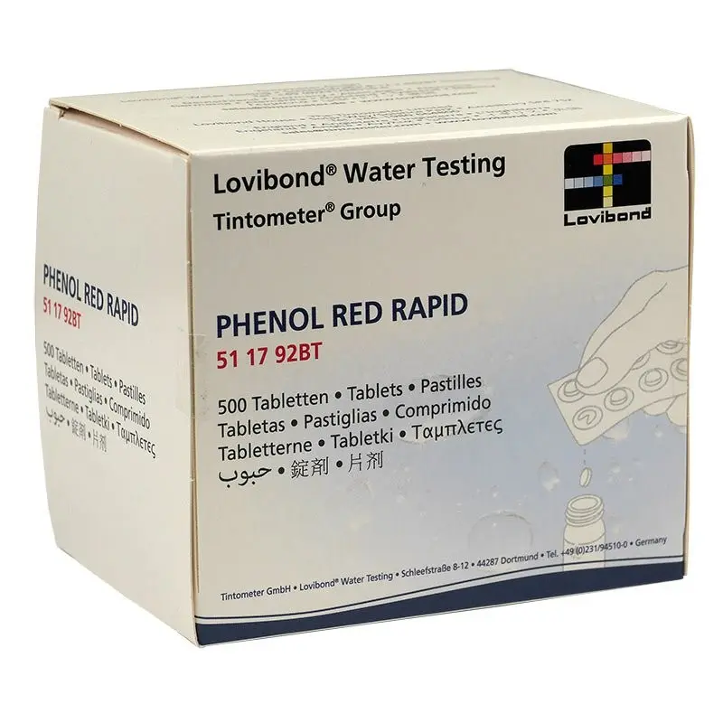 Blister tablete za testere phenol red rapid (meri ph vrednost)