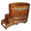 Bure od kambala drveta 130x79cm, 470l - sa stepenicama
